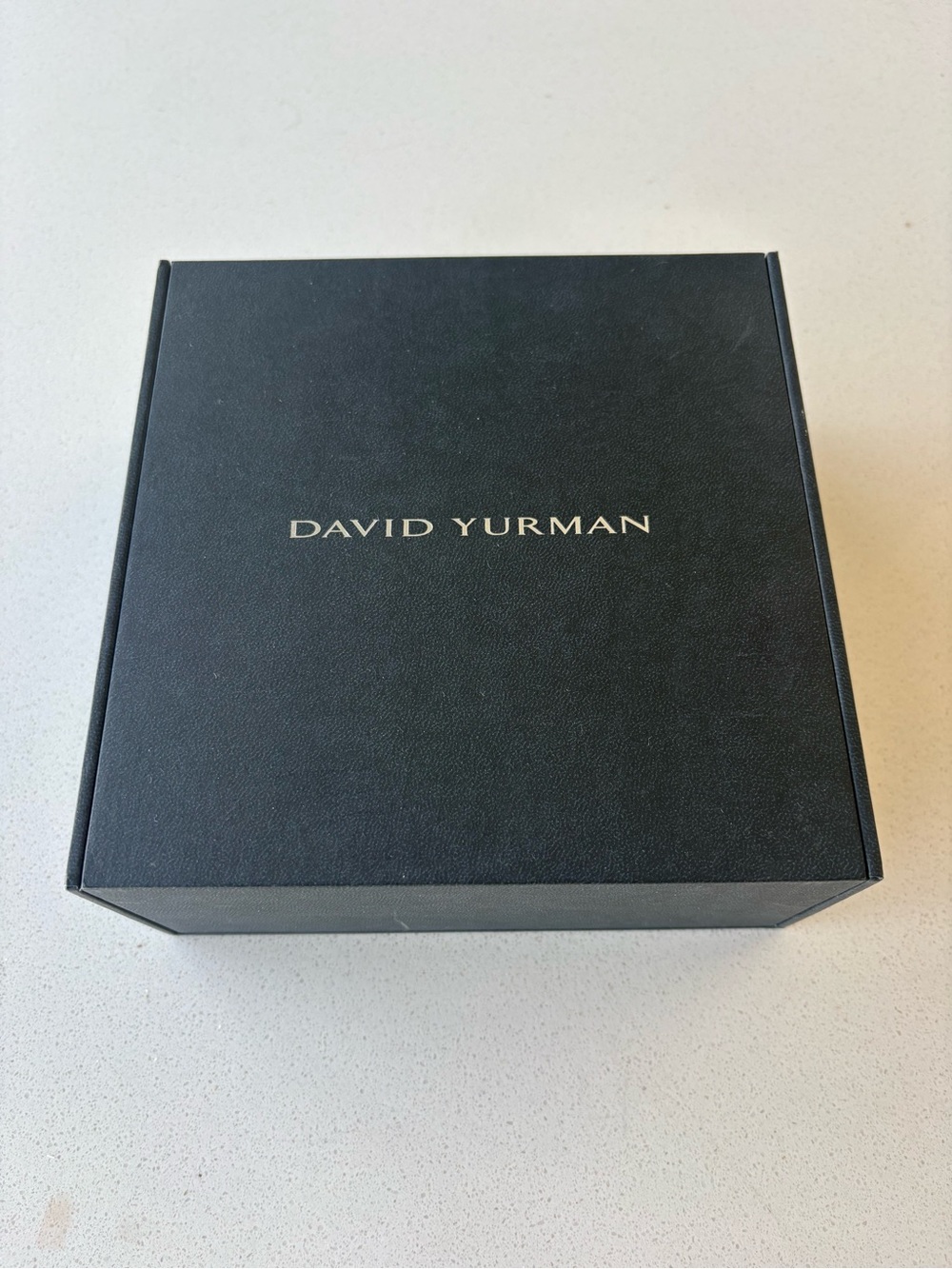 David Yurman Empty Bracelet Jewelry Gift Presentation Box Black Authentic